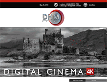 Tablet Screenshot of dhmfilms.com